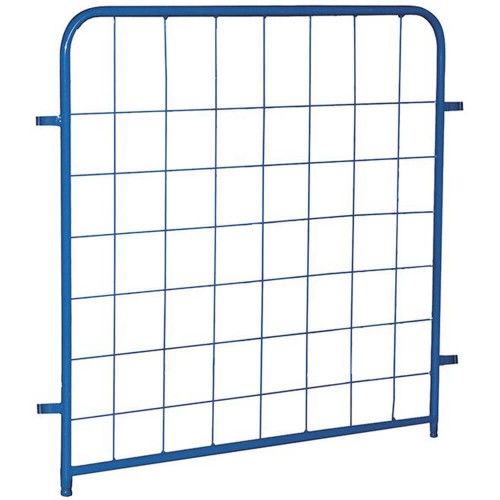 C&ocirc;t&eacute; long pour chariot grillag&eacute; pour colis - Plateau 850 x 500 mm - Couleur bleu