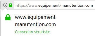 Equipement-Manutention.com - boutique sécurisée par SSL